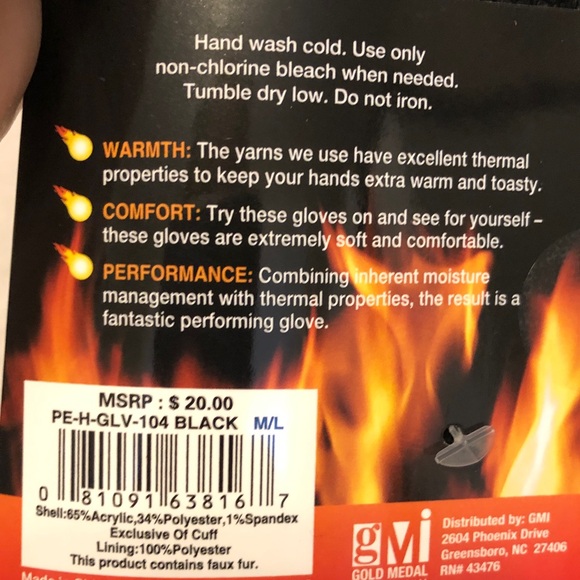 Polar Extreme Insulated Thermal Knit Gloves with Sherpa Lining, M/L
NWT - Picture 2 of 5